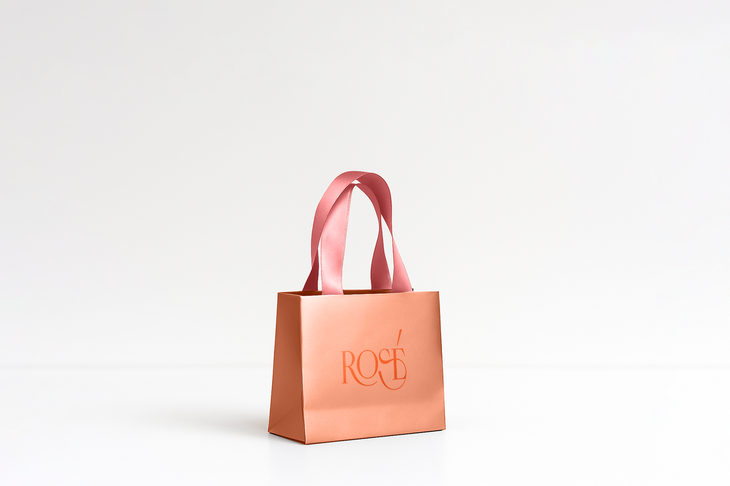 Bolsa Kraft Chica - Asa Satinada