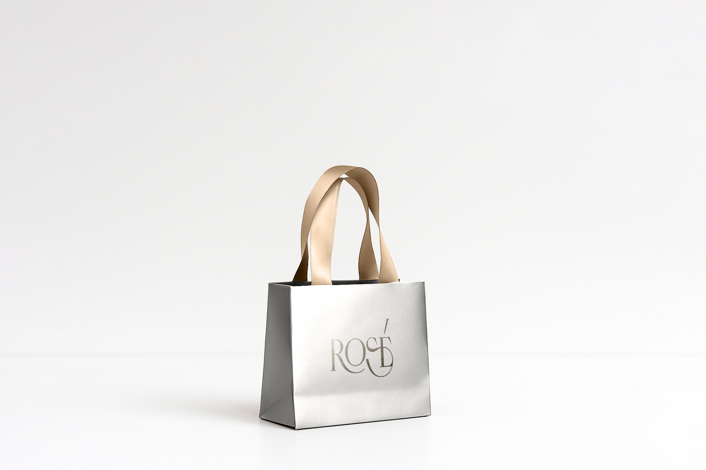 Bolsa Kraft Chica - Asa Satinada