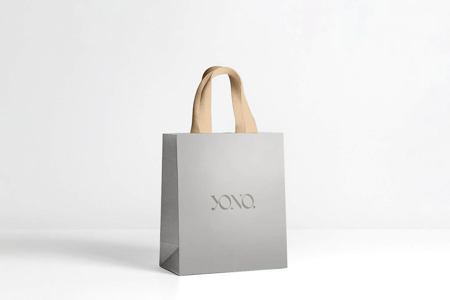 Bolsa Kraft Mediana - Asa Satinada